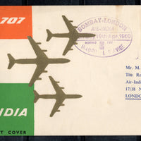 États-Unis 1993 New York à Delhi Boeing 747-400 Arrivée Air-India Premier vol Couverture # 6754