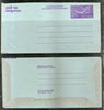 India 1997 650p Swan 50th Anni. Independence Advt. on Postal Stationery Aerogramme MINT # 6550