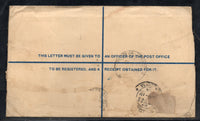 Inde 1957 50+13p Enveloppe recommandée Reliure en tissu Jain-RL30 Mint # 7395