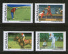 Romania 2002 Cricket Golf Sport Sc 4525-28 MNH # 657