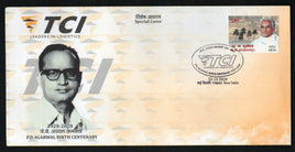 India 2020 TCI Founder P. D. Agarwal Birth Centenary Special Cover # 6766