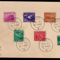 India 1955 5 Year Plan 2nd Definitive Phila-D20-27 7v FDC # 6797