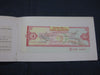 India Rs. 100 Bank of Baroda Traveller's Cheque SPECIMEN Booklet # 6855