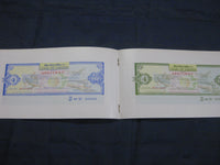 India Rs. 100 Bank of Baroda Traveller's Cheque SPECIMEN Booklet # 6855