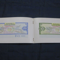 India Rs. 100 Bank of Baroda Traveller's Cheque SPECIMEN Booklet # 6855
