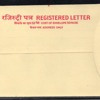 India 1700+400p Ashokan Postal Stationery Registered Envelope MINT # 6890