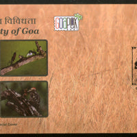 India 2021 Biodiversity of Goa Water Bird Wildlife Animals Special Cover # 6937