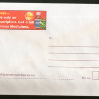 India 2009 Sardar Patel Envelope with Consumer Rights Advt. MINT # 6977