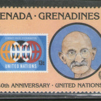 Grenada Grenadines 1985 Mahatma Gandhi India Stamp on Stamps Sc 709 MNH # 704