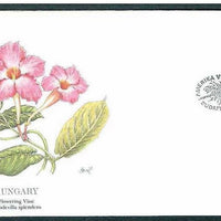 Hungary 1991 Flowering Vine Plant, Flower, Tree, Flora, FDC # 7128