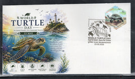 India 2026 World Turtle Day Wildlife Marine life Special Cover # 7134
