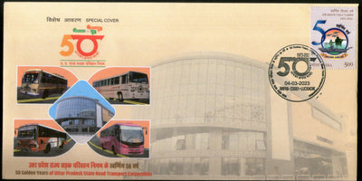 India 2023 UPSRTC State Road Transport Corporation Special Cover # 7145