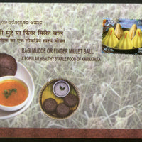 India 2024 Ragi Millet Healthy Food Agriculture KARNAPEX Special Cover # 7220