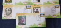 India 2022 Sheroes of Indian Freedom Struggle from Uttar Pradesh Set of 9 Special Covers # 7237