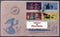 Taiwan Rep. of China 2025 Hans Christian Andersen’s Fairy Tales 4v Travelled FDC to India # 7271