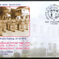 India 2023 Women in Tamilnadu Police Military Training Special Cover # 7419