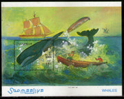 Somalia 1999 Whales Marine Life Fish M/s MNH # 7528