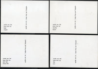 India 1976 Wildlife Animals Lion Deer Leopard Caracal Phila-699-702 Max Cards # 7559