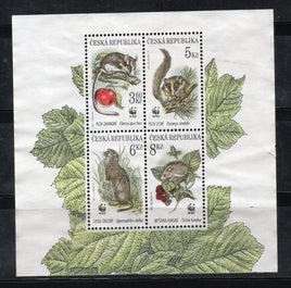 Czech Republic 1996 WWF Rodents Wildlife Fauna Animals Sc 2984 Mint Without Gum # 7613