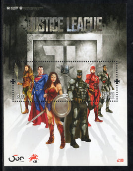 Portugal 2020 Justice League Superman Batman Cartoon Animation Film M/s MNH # 7630