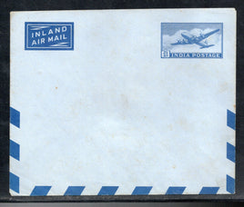 India 1948 2½ As Air Mail Postal Stationery Envelope Jain-AE5 Mint # 7643