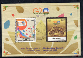 India 2023 G20 Leaders Summit Used M/s # 7647