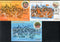 India 2025 Maha Kumbh Festival Maharshi Bharadwaj Ashrm Holy Dip Set of 3 Max Cards # 7647