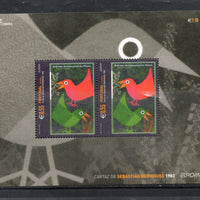Portugal Azores 2003 Birds Painting Europa Sc 473a M/s MNH # 7668