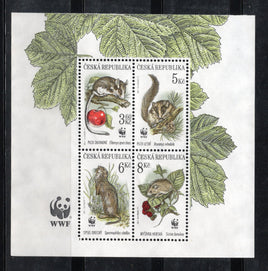 Czech Republic 1996 WWF Rodents Wildlife Fauna Animals Sc 2984 Mint Without Gum # 7669