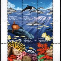 Antigua & Barbuda 1994 Marine Life Fish Dolphin Corals Sc 1806 Sheetlet MNH # 7675