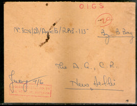 India OICG Envelope From Indian Delegation in the ICSC in Vietnam to New Delhi  # 7682