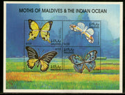 Maldives 2001 Butterflies Moth Insect Sc 2602 Sheetlet MNH # 7772