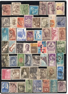India 1957-69 126 Diff. Used Commemorative Stamps # 7773