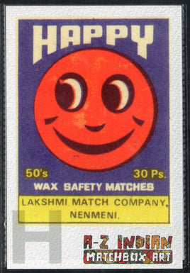 India 2021 Happy A to Z Matchbox Art Picture Post Card Mint # 7789