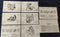 India 2021 R. K. Laxman Cartoonist Sketch of Mahatma Gandhi 6 Diff. Picture Post Cards Mint # 7810