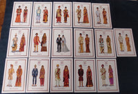 India 2023 Traditional Wedding Costumes Set of 16 Diff. Picture Post Cards Mint # 7863