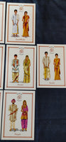 India 2023 Traditional Wedding Costumes Set of 16 Diff. Picture Post Cards Mint # 7863
