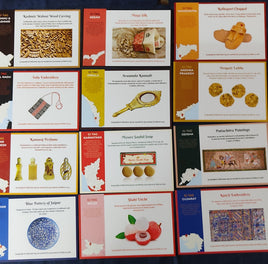 India 2020 GI Tag Products & Foods set of 12 Diff. Picture Post Cards Mint # 7869