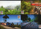 India 2021 Hill Trains set of 4 Diff. Picture Post Cards Mint # 7878