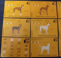 India 2021 Dogs Breeds of India 12 Diff. Picture Post Cards Mint # 7904
