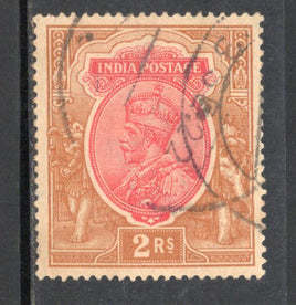 India 1933 2Rs King George V Phila-210 Used Stamp # 794