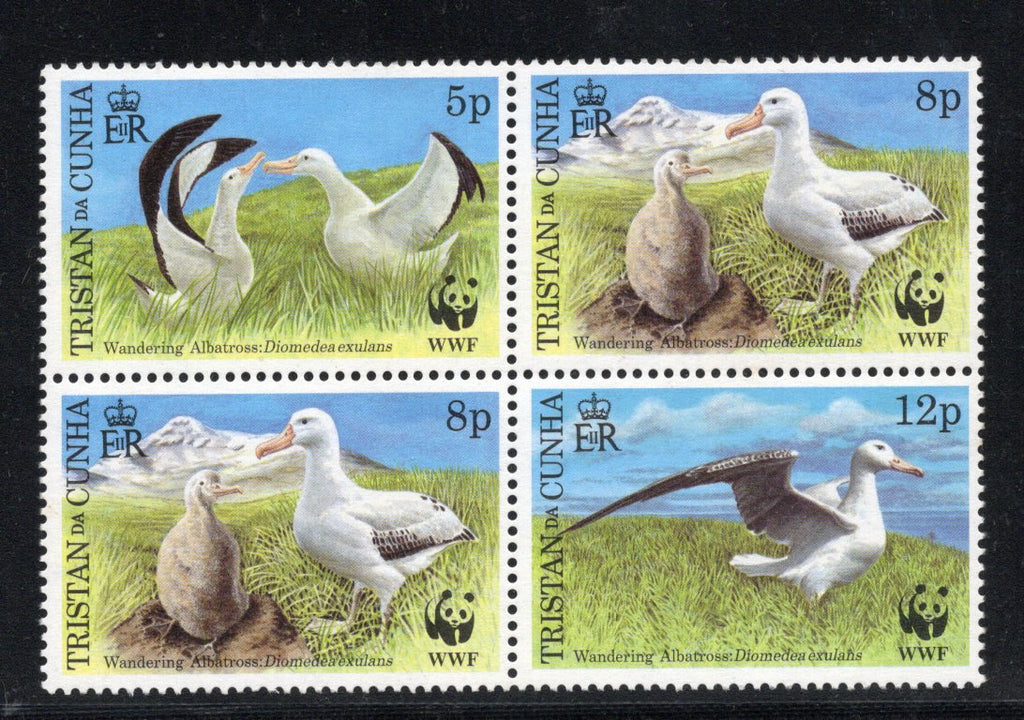 Tristan da Cunha 1999 WWF Wandering Albatross Birds Wildlife Sc 632 MNH # 815