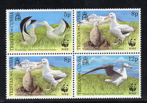 Tristan da Cunha 1999 WWF Wandering Albatross Birds Wildlife Sc 632 MNH # 815