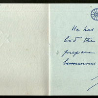 India 1964 Sri Aurobindo Ashram VIP Folder with Stamp & Cancellation Religion # 8211