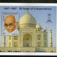 Easdale Island - Scotland 1997 Mahatma Gandhi of India Taj Mahal M/s MNH # 8259