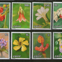 Zaire 1984 Flowers Orchids Plant Sc 1146-53 MNH # 883