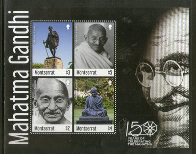 Montserrat 2019 Mahatma Gandhi of India 150th Birth Anniversary M/s MNH # 8376