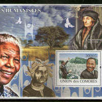 Comoros Rep. 2008 Nelson Mandela Martin Luther King Nobel Prize M/s MNH # 8426