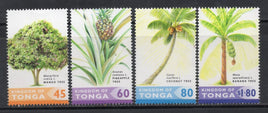 Tonga 2004 Fruits Plant Coconut Pineapple Sc 1130-33 MNH # 842