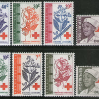 Congo 1963 Red Cross Medicinal Plants Sc 443-50 MNH # 852